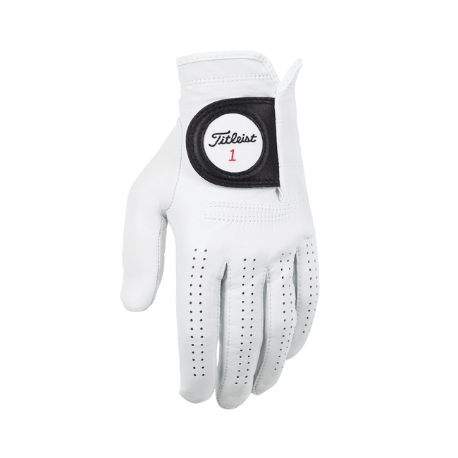 Titleist Players Men's Cadet Leather Golf Glove Pearl Worn on Left Hand (for RH Golfer)