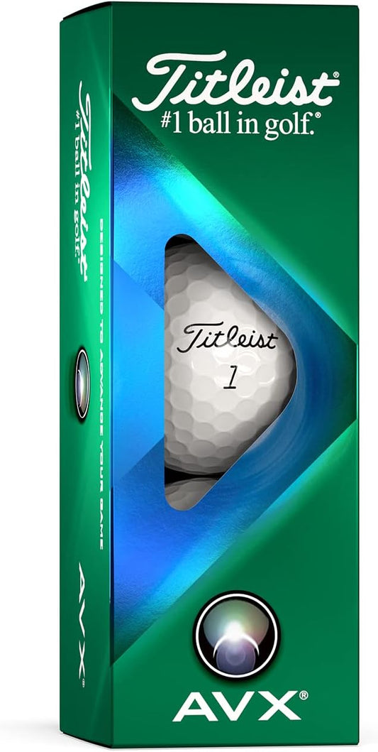 Titleist Golf AVX White 3-Balls 2022