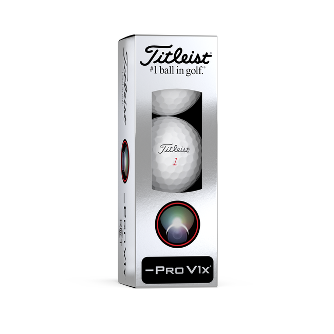 Titleist Golf Pro V1X Left Dash RCT 3-Balls