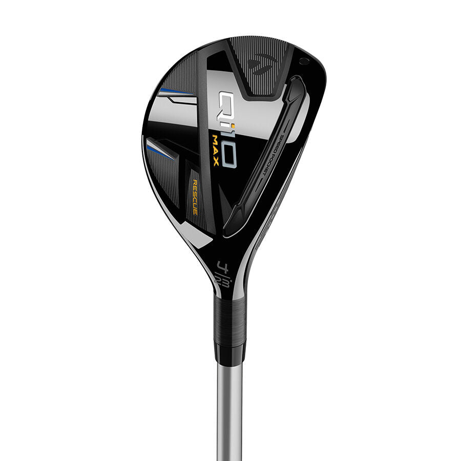 Taylormade Golf Qi10 Max Rescue Hybrids RH Graphite Speeder NX TCS 50