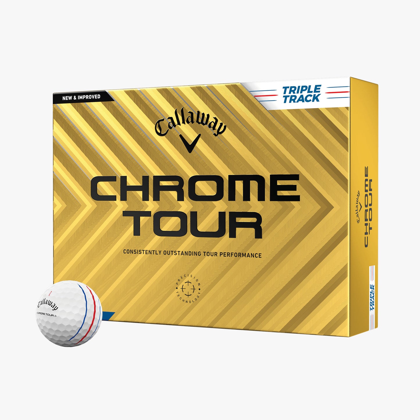 Callaway Chrome Tour Triple Track Golf Balls 12-Pack