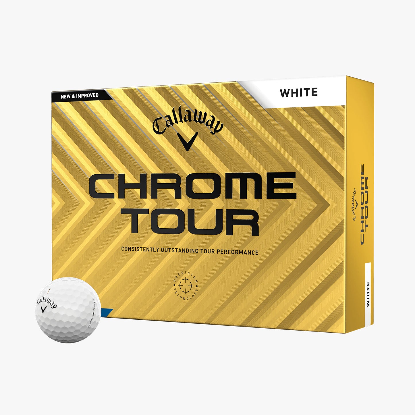 Callaway Chrome Tour Golf Balls White 12-Pack