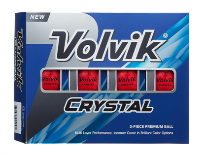 Volvik Crystal Golf Balls 12-Pack