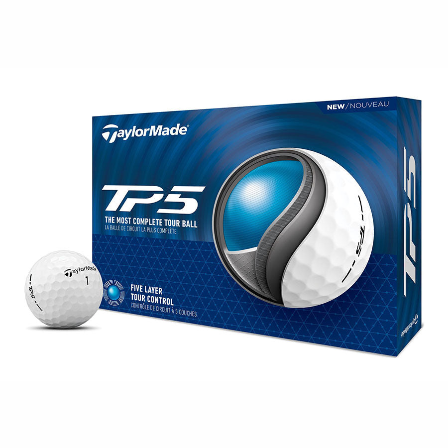 Taylormade TP5 Golf Balls White 12-Pack