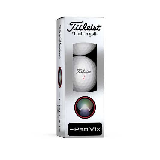 Titleist Golf Pro V1X Left Dash RCT 3-Balls