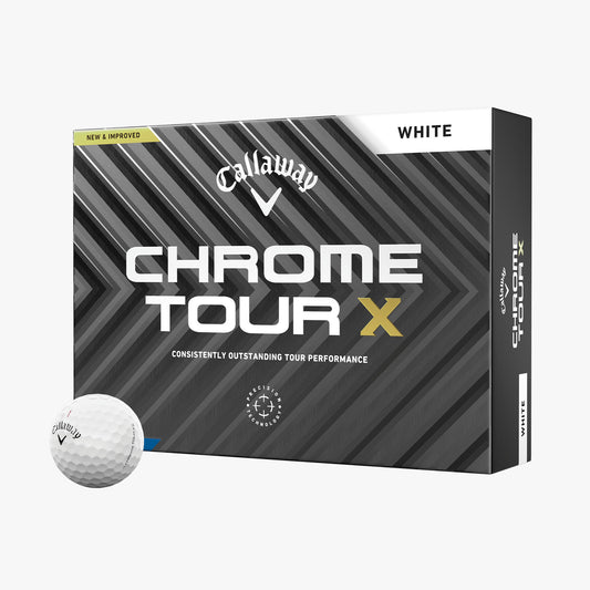 Callaway Chrome Tour X Golf Balls White 12-Pack