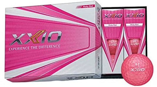 XXIO Eleven 3 Piece Designed Golf Balls 12-Pack - Ruby Red (Copy)