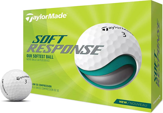 Taylormade 2022 Soft Response Golf Balls White 12-Pack