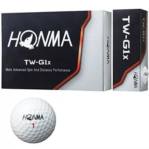 Honma Tour World TW-G1x 3Piece Golf Ball 12-Pack